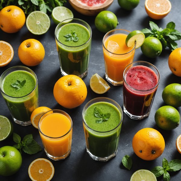 Quels sont les avantages des régimes à base de jus pour la détoxification et la perte de poids?